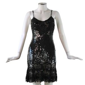 🌟VINTAGE🌟 1990s Naeem Khan Riazee Gorgeous Beaded Dress -  Size 4